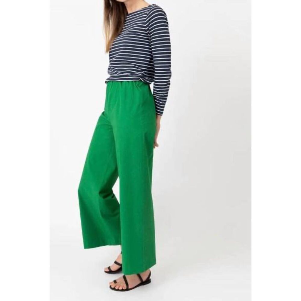 Nwot Ann Mashburn Fallon Pull-On Pant In Kelly Green Size Small